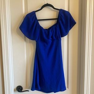 Junior size medium originality dress. Back cutout with ties in back. No stains.